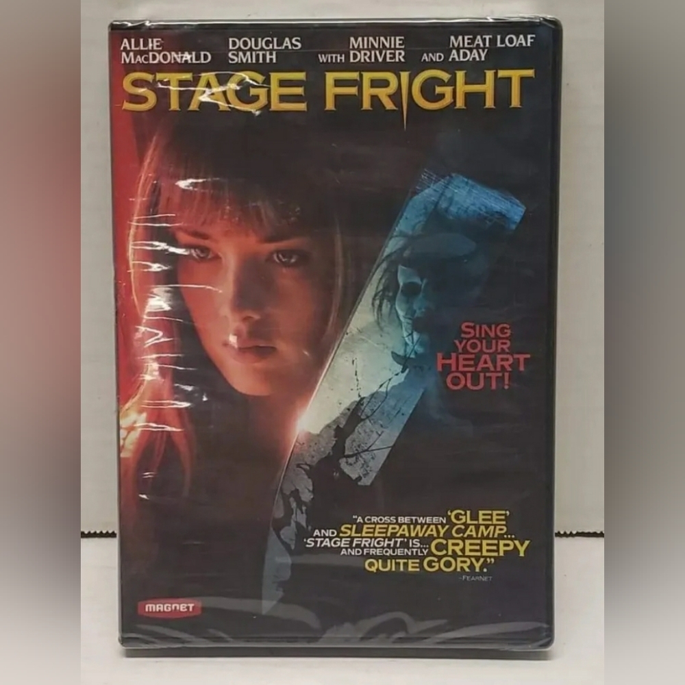 Stage Fright DVD Rare Features Meatloaf Brand New Sealed